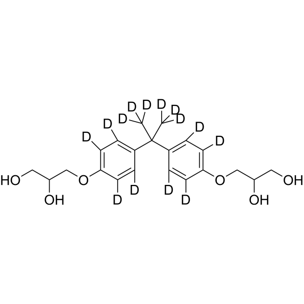 Bisphenol A bis(2,3-dihydroxypropyl) ether-d14